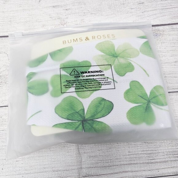 Little Bum Bums / Bums and Roses St. Patrick's Day Biggie Bow - Picture 2 of 2